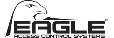 The logo of Eagle Access Control Systems features a stylized eagle head above the word "EAGLE" in bold, large font. Below "EAGLE," the words "ACCESS CONTROL SYSTEMS" appear in smaller, uppercase letters. The black and white color scheme complements their expertise in gate repair and electric gate solutions.